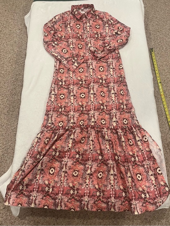 Fashion mia Dresses & Skirts - NWT Fashion Mia Pink Paisley Bohemian Maxi Dress Medium